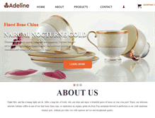 Tablet Screenshot of adeline-llc.com